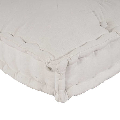 Cuscino per Divano Pallet 3 pcs Crema 120 x 80 x 34 cm Tessuto | homemem39