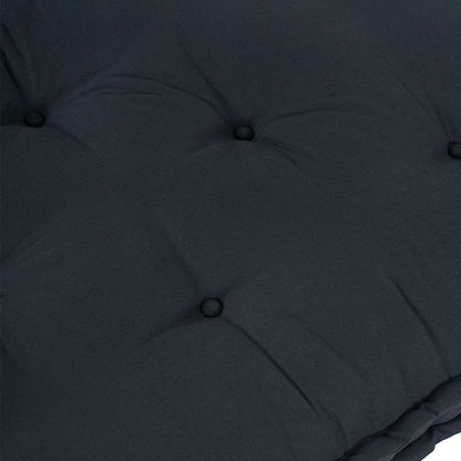 Cuscino per Divano Pallet Antracite 120 x 80 x 12 cm Tessuto | homemem39