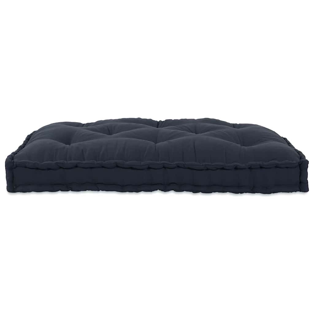 Cuscino per Divano Pallet Antracite 120 x 80 x 12 cm Tessuto | homemem39