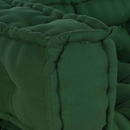 Cuscino per Divano Pallet 3 pcs Verde 120 x 80 x 38 cm Tessuto | homemem39