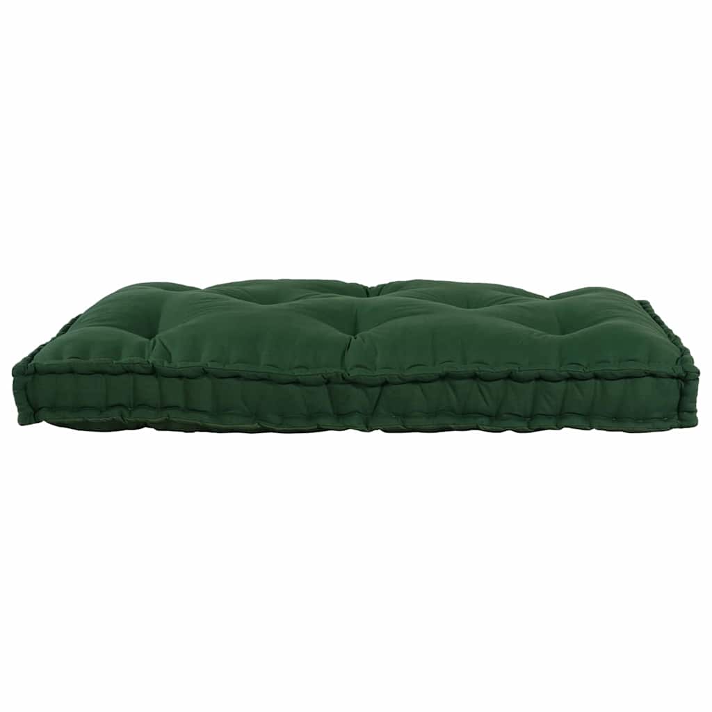 Cuscino per Divano Pallet Verde 120 x 80 x 12 cm Tessuto | homemem39