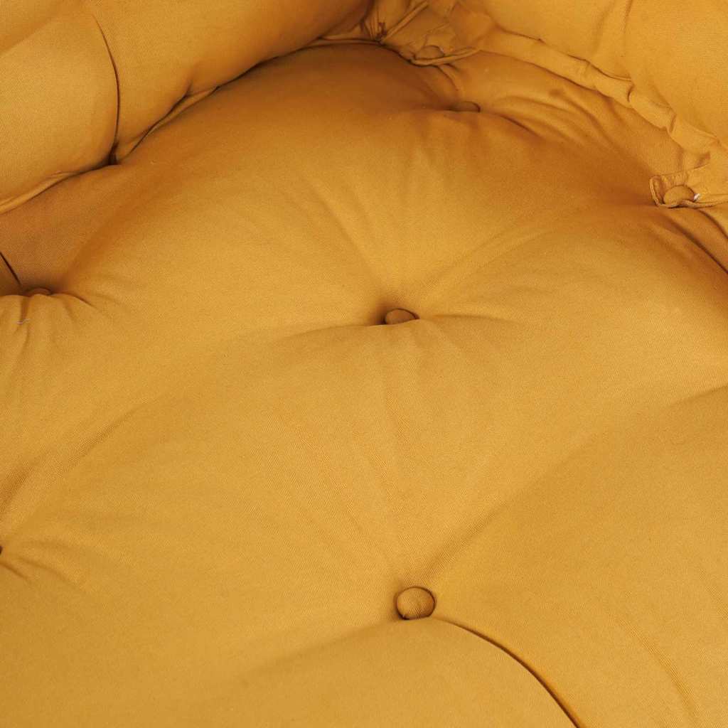 Cuscino per Divano Pallet 3 pcs Giallo 120 x 80 x 38 cm Tessuto | homemem39