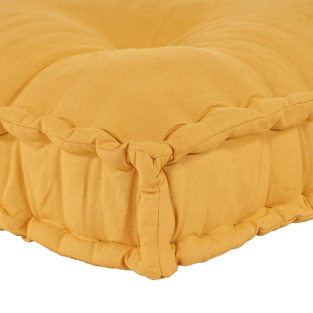 Cuscino per Divano Pallet Giallo 120 x 80 x 12 cm Tessuto | homemem39