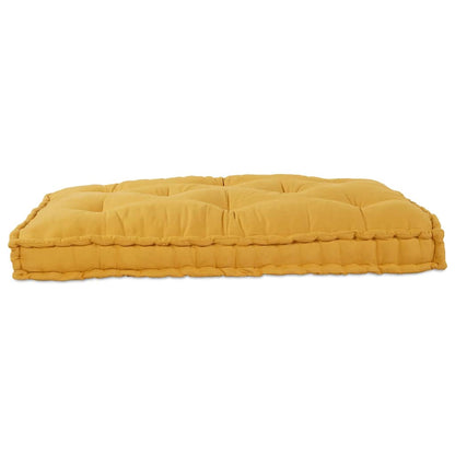Cuscino per Divano Pallet Giallo 120 x 80 x 12 cm Tessuto | homemem39