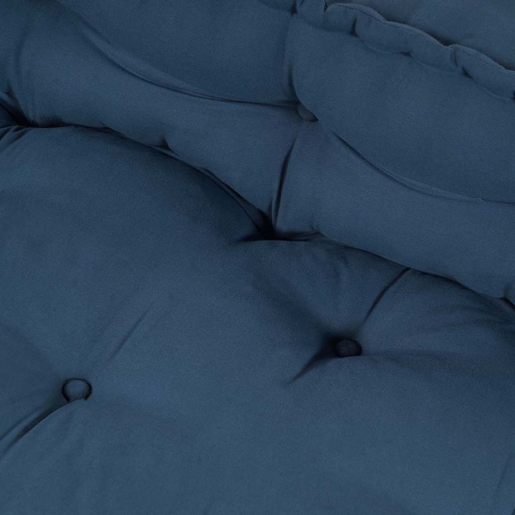 Cuscino per Divano Pallet 2 pcs Indaco 120 x 80 x 38 cm Tessuto | homemem39