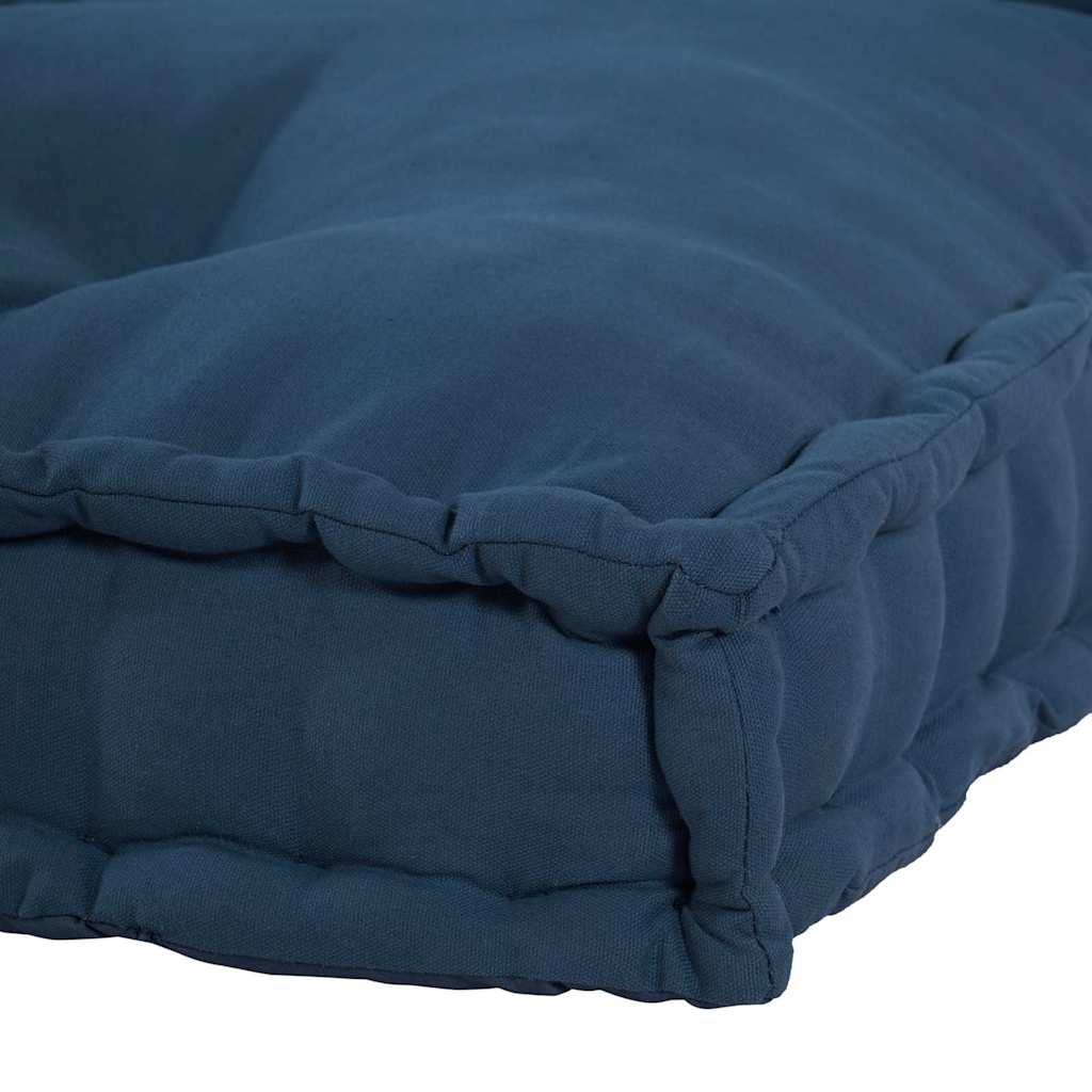 Cuscino per Divano Pallet 2 pcs Indaco 120 x 80 x 38 cm Tessuto | homemem39