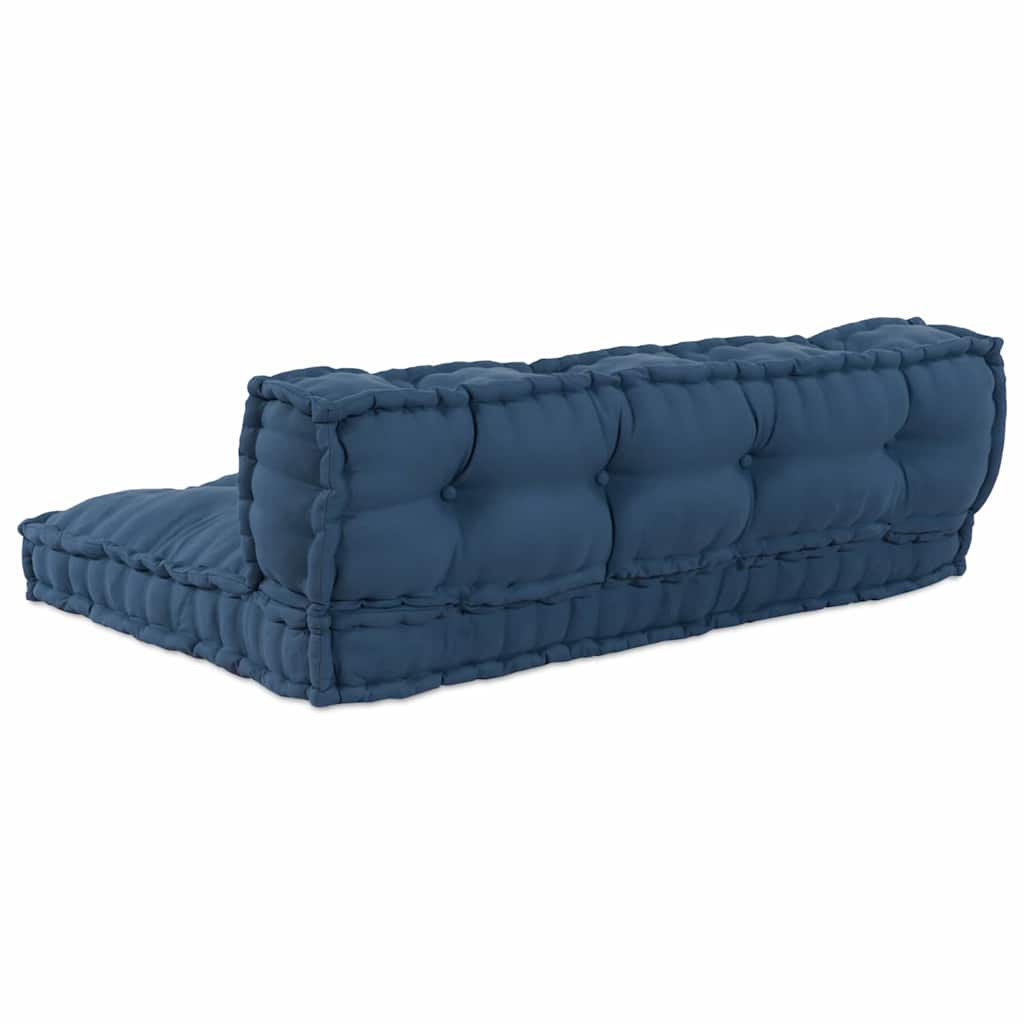 Cuscino per Divano Pallet 2 pcs Indaco 120 x 80 x 38 cm Tessuto | homemem39