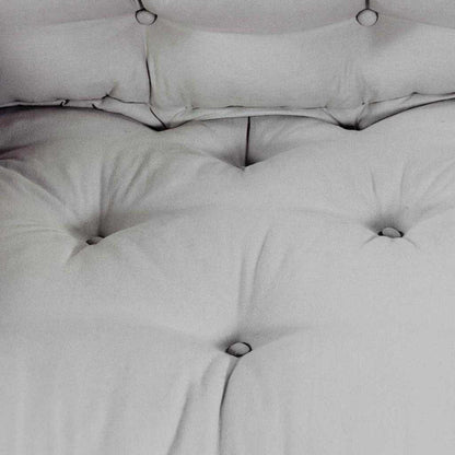 Cuscino per Divano 3 pcs Grigio Tessuto