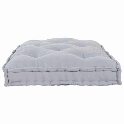 Cuscino per Divano Grigio 120 x 80 x 12 cm Tessuto