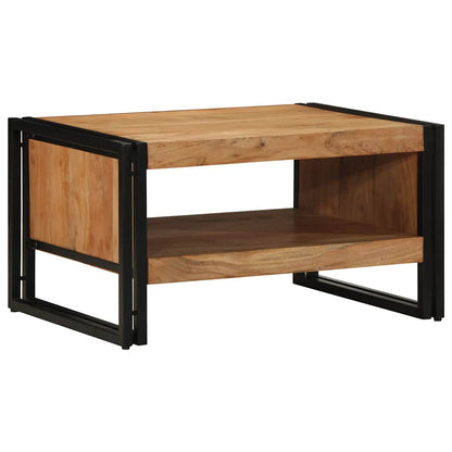 Tavolino da Salotto 70x50x38 cm Legno Massello di Acacia | homemem39
