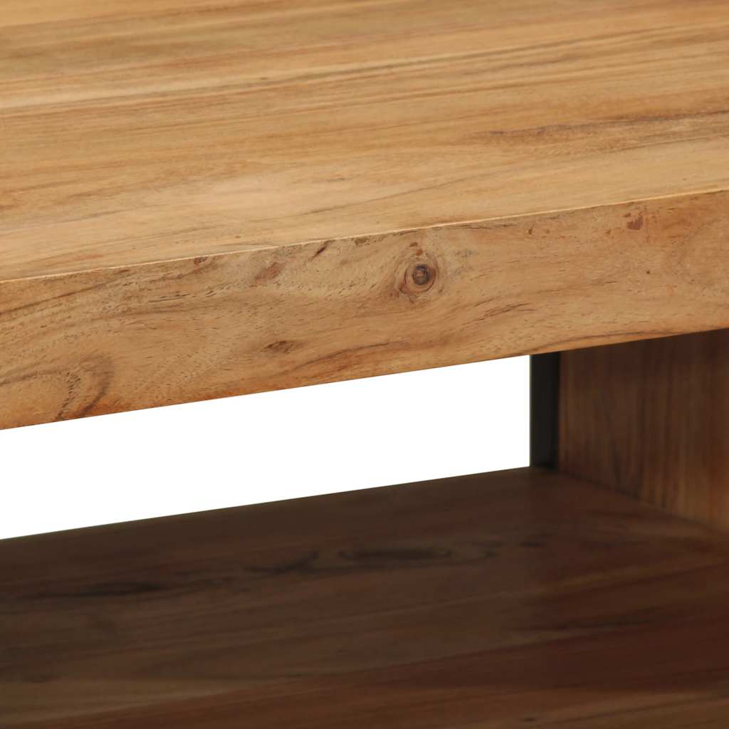 Tavolino da Salotto 70x50x38 cm Legno Massello di Acacia | homemem39