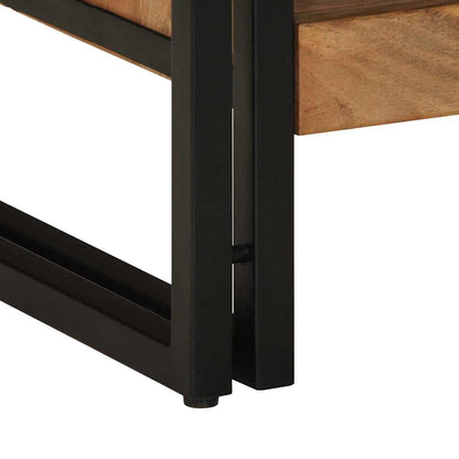 Tavolino da Salotto 70x50x38 cm Legno Massello di Acacia | homemem39