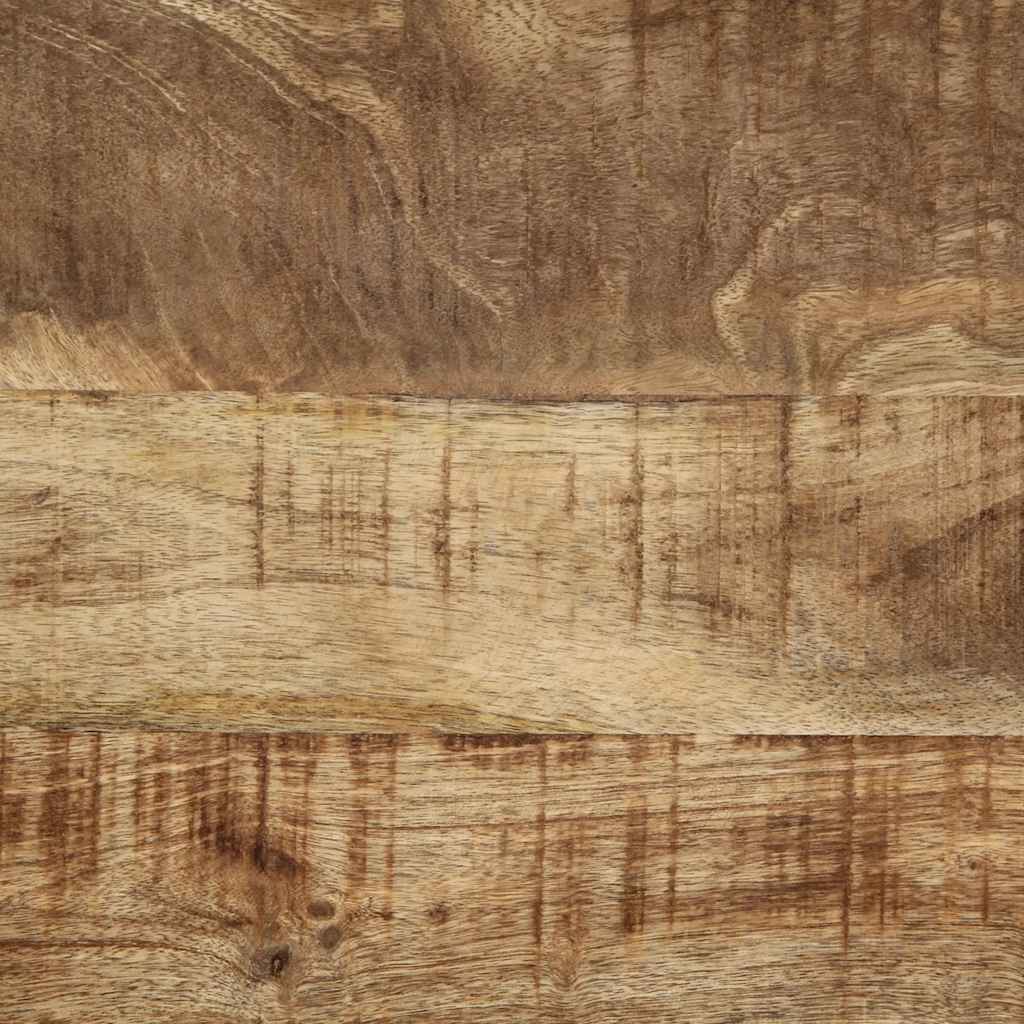 Tavolino da Salotto 50x50x38 cm Legno Massello di Mango Grezzo | homemem39