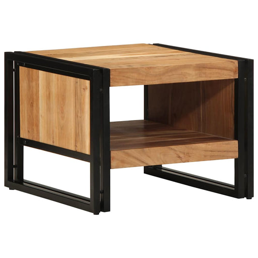 Tavolino da Salotto 50x50x38 cm Legno Massello di Acacia | homemem39