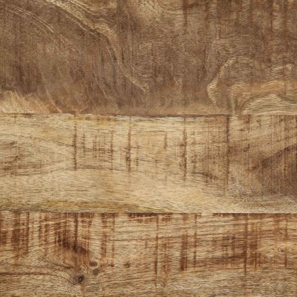 Tavolino 70x50x38 cm in Legno Massello di Mango Grezzo | homemem39