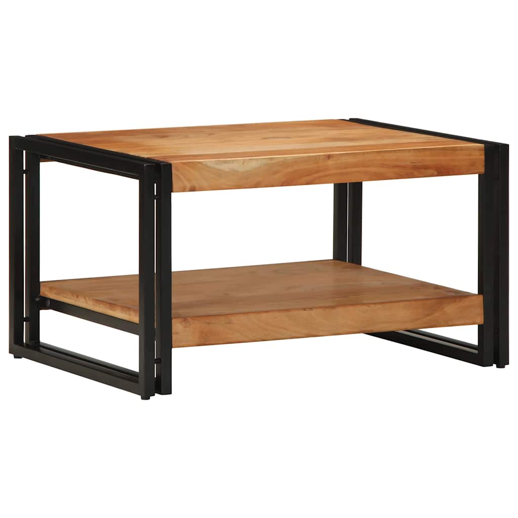 Tavolino da Salotto 70x50x38 cm Legno Massello di Acacia | homemem39