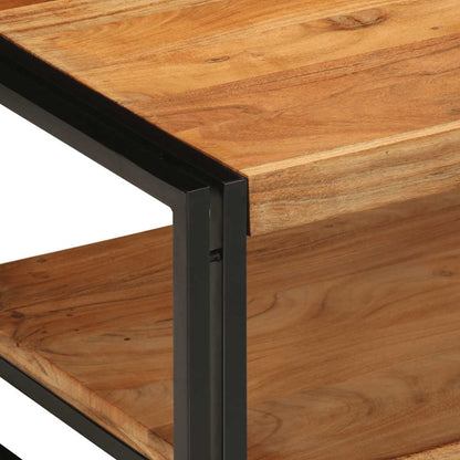 Tavolino da Salotto 70x50x38 cm Legno Massello di Acacia | homemem39