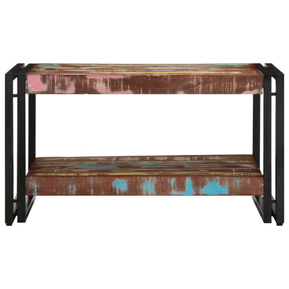 Tavolino Salotto Multicolore 70x50x38cm Legno Massello Recupero | homemem39