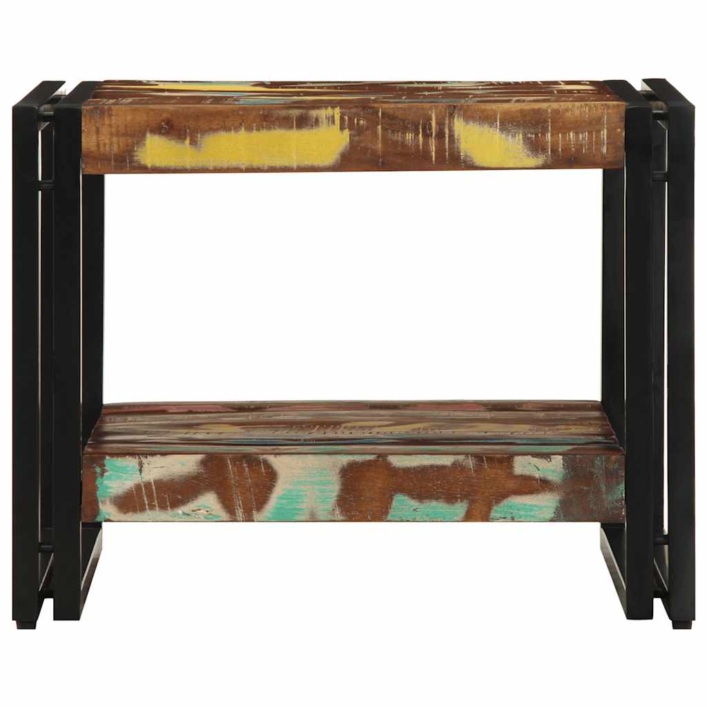 Tavolino Salotto Multicolore 50x50x38cm Legno Massello Recupero | homemem39