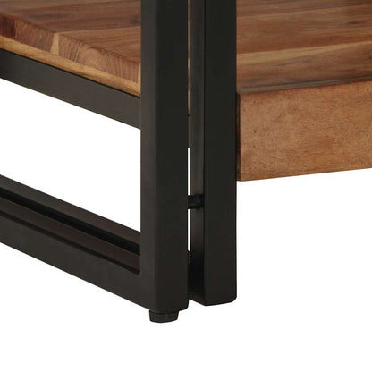 Tavolino da salotto 40 x 40 x 38 cm Legno di Acacia Massello | homemem39