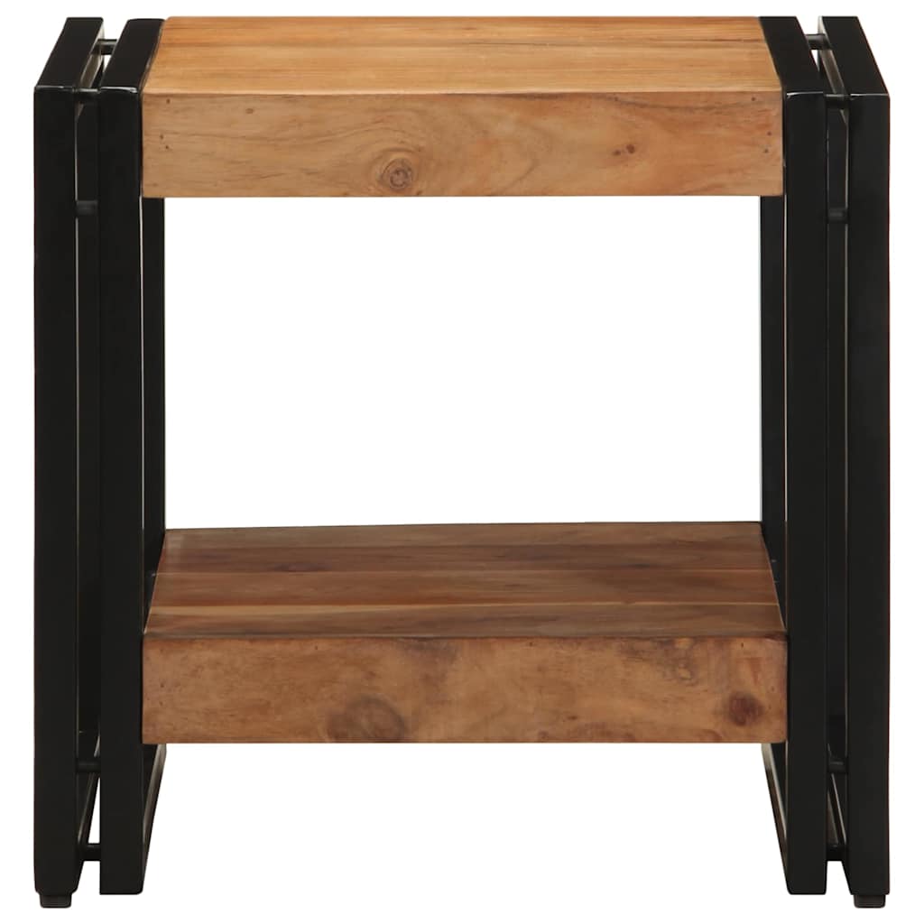 Tavolino da salotto 40 x 40 x 38 cm Legno di Acacia Massello | homemem39