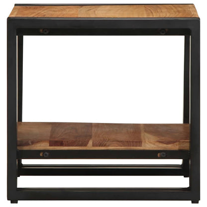 Tavolino da salotto 40 x 40 x 38 cm Legno di Acacia Massello | homemem39