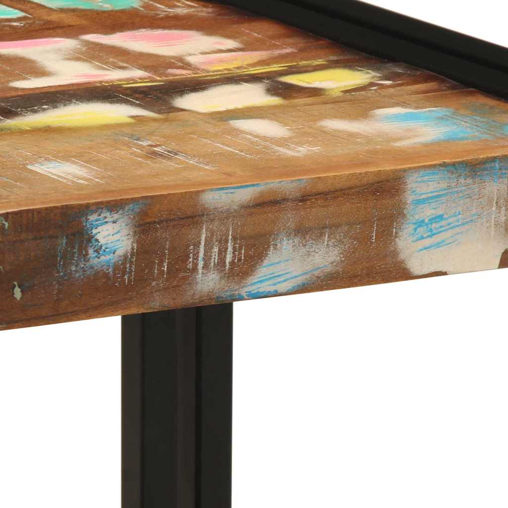 Tavolino da salotto 40 x 40 x 38 cm Legno Recuperato Massello | homemem39