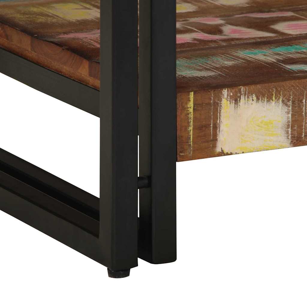 Tavolino da salotto 40 x 40 x 38 cm Legno Recuperato Massello | homemem39