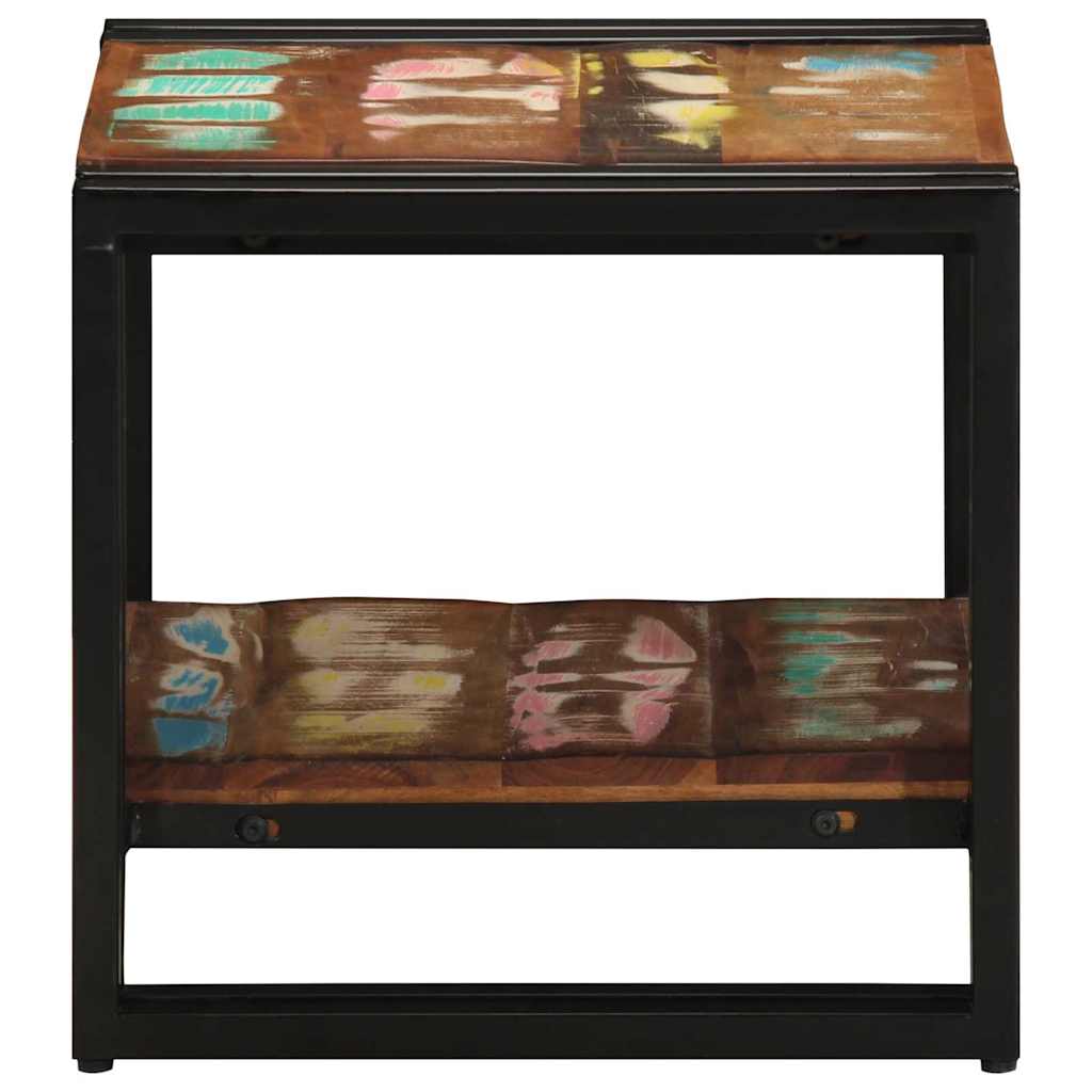 Tavolino da salotto 40 x 40 x 38 cm Legno Recuperato Massello | homemem39