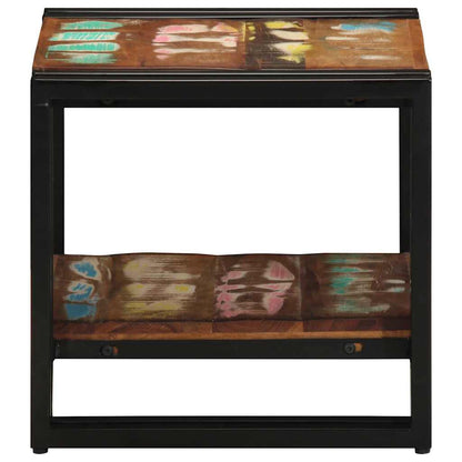 Tavolino da salotto 40 x 40 x 38 cm Legno Recuperato Massello | homemem39