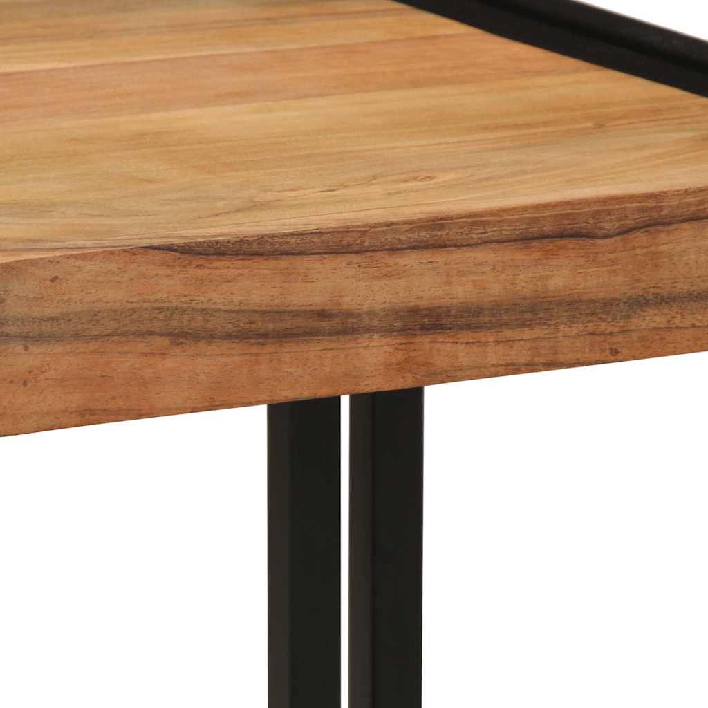 Tavolino da salotto 40 x 40 x 38 cm Legno di Acacia Massello | homemem39