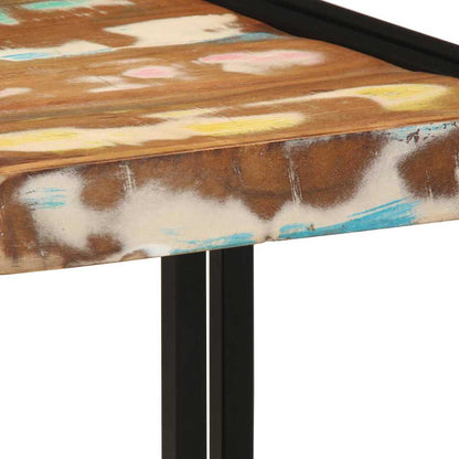 Tavolino da salotto 40 x 40 x 38 cm Legno Recuperato Massello | homemem39