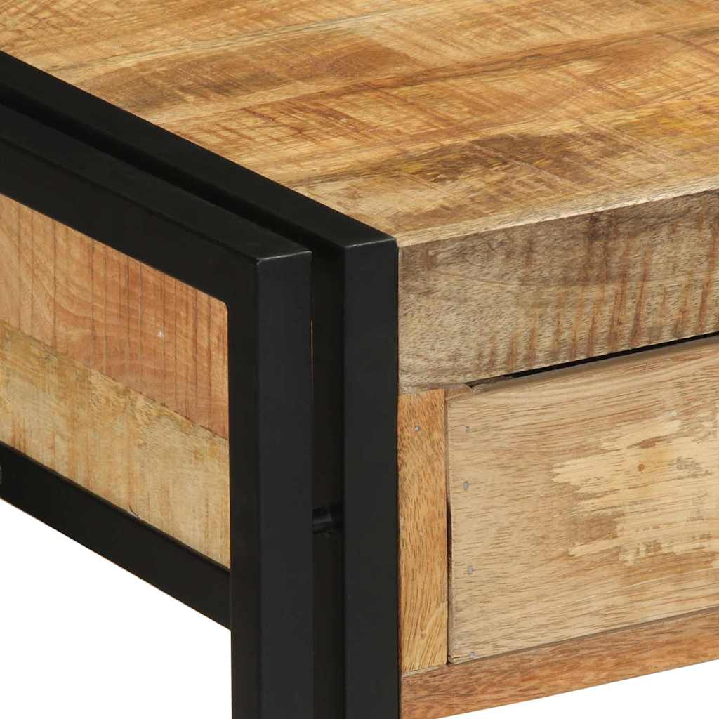 Tavolo consolle con cassetto Marrone Legno di mango massello | homemem39