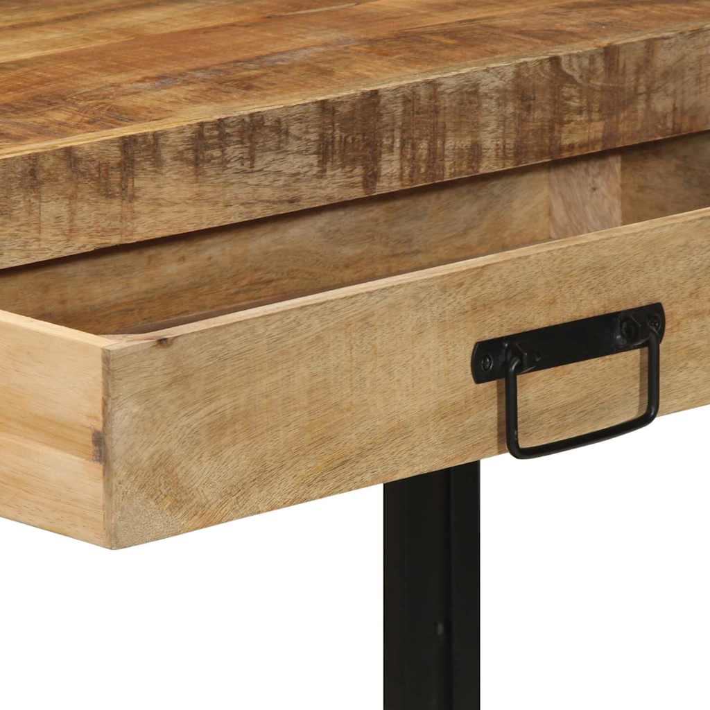 Tavolo consolle con cassetto Marrone Legno di mango massello | homemem39