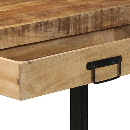 Tavolo consolle con cassetto Marrone Legno di mango massello | homemem39