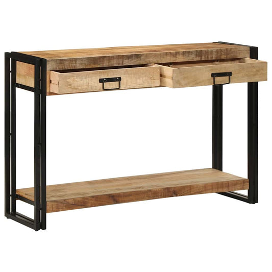 Tavolo consolle con cassetto Marrone Legno di mango massello | homemem39