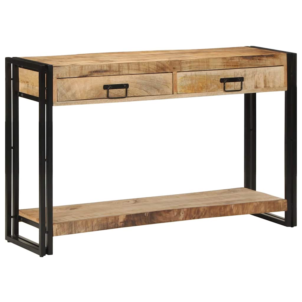 Tavolo consolle con cassetto Marrone Legno di mango massello | homemem39