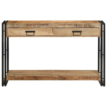 Tavolo consolle con cassetto Marrone Legno di mango massello | homemem39
