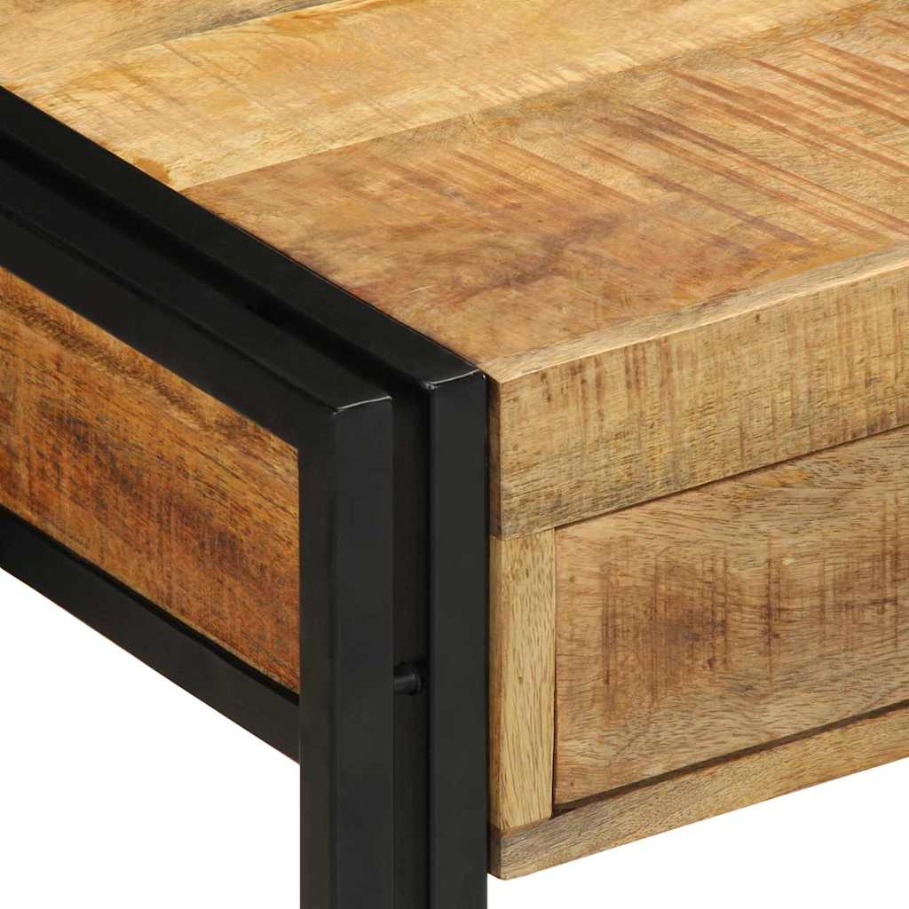 Tavolo consolle Marrone 90 x 33 x 75 cm Legno di mango massello | homemem39