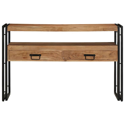 Tavolo consolle 120 x 33 x 75 cm Legno di Acacia Massello