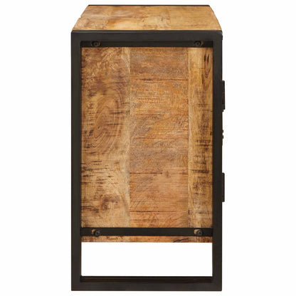 Armadio sottolavello con porta Marrone Legno di mango massello | homemem39