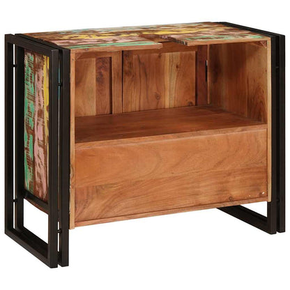 Armadio sottolavello Multicolore Legno Recuperato Massello | homemem39