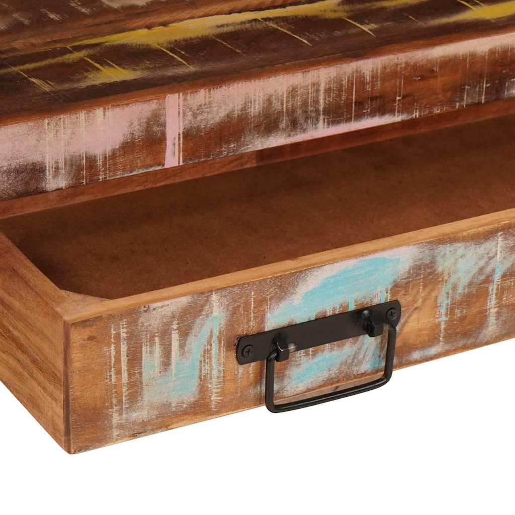 Armadio da bagno Multicolore Legno Recuperato Massello