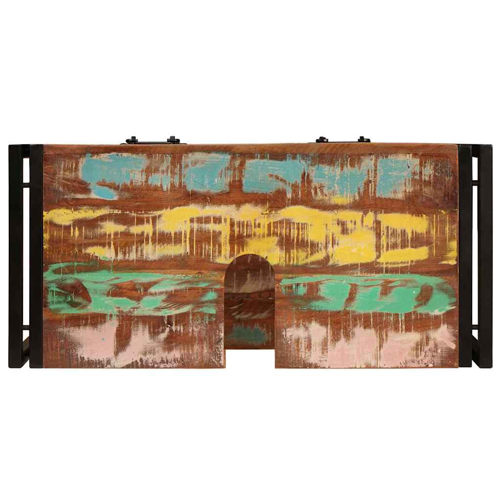 Armadio da bagno Multicolore Legno Recuperato Massello