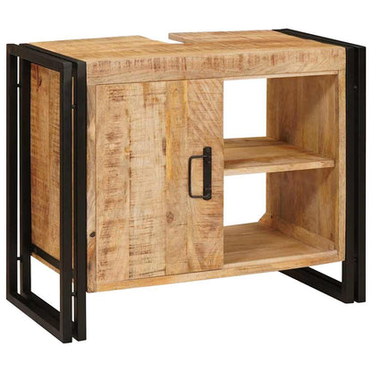Armadio sottolavello con porta Marrone Legno di mango massello | homemem39