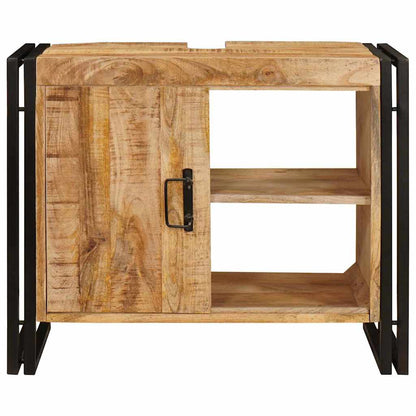 Armadio sottolavello con porta Marrone Legno di mango massello | homemem39