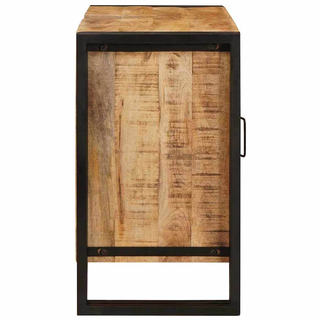 Armadio sottolavello con porta Marrone Legno di mango massello
