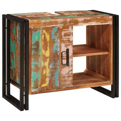 Armadio sottolavello Multicolore Legno Recuperato Massello | homemem39