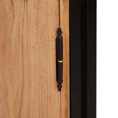 Armadio da Notte Marrone legno massello di acacia | homemem39