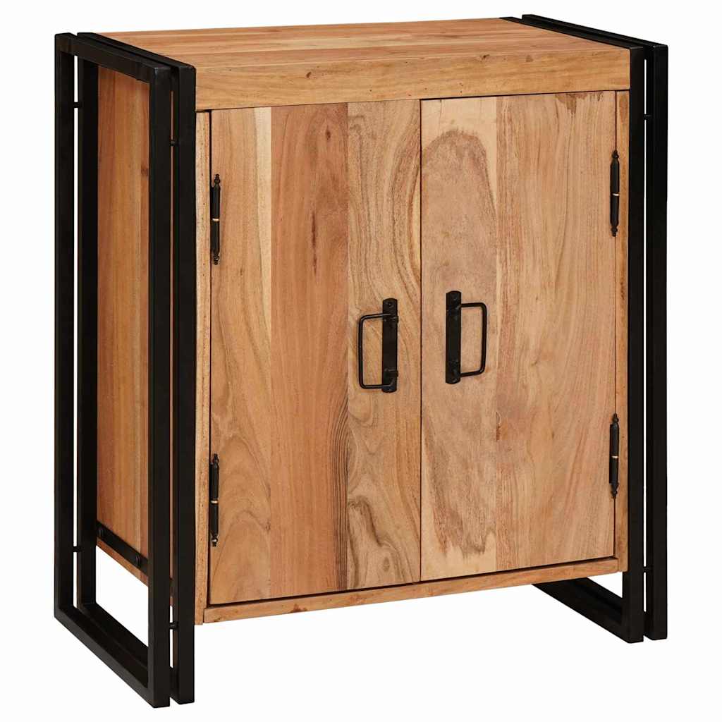 Armadio da Notte Marrone legno massello di acacia | homemem39